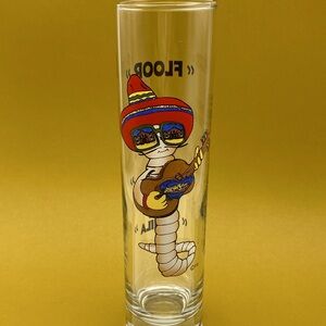 “One Tequila Two Tequila Three Tequila Floor” Vintage Cartoon Worm Shooter